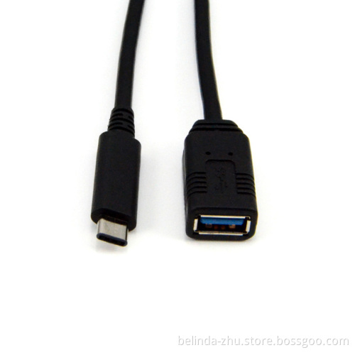 USB 3.1 Type C Male Connector to a Female Cable